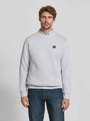 Bluza z naszywką z logo Scotch & Soda Jasnoniebieski
