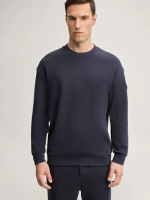Bluza z naszywką z logo w kolorze granatowym JOOP!