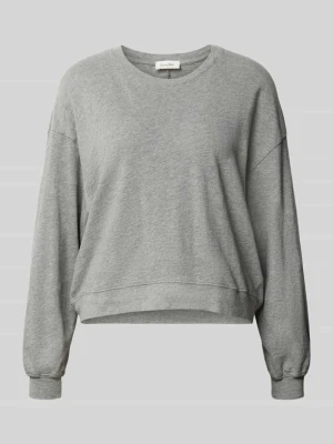 Bluza z obniżoną linią ramion model 'SONOMA' American Vintage Jasnoszary melanż