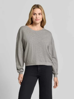 Bluza z obniżoną linią ramion model 'SONOMA' American Vintage Jasnoszary melanż