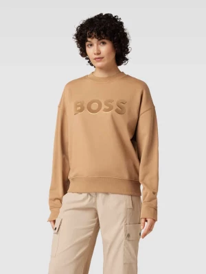 Bluza z obniżonymi ramionami Boss