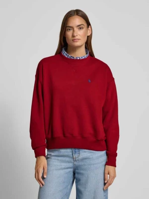 Bluza z obniżonymi ramionami i wyhaftowanym logo Polo Ralph Lauren