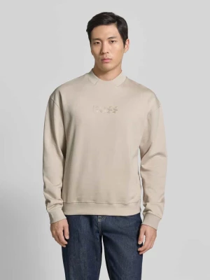 Bluza z okrągłym dekoltem Boss