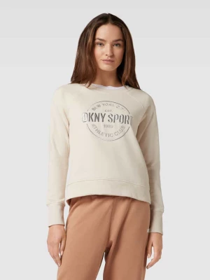 Bluza z okrągłym dekoltem DKNY PERFORMANCE