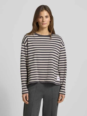 Bluza z okrągłym dekoltem i detalem z logo Smith and Soul