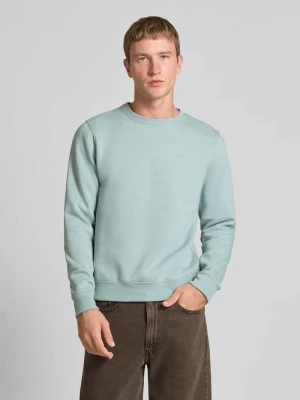 Bluza z okrągłym dekoltem i logo Blend