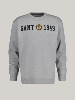 Bluza z Okrągłym Dekoltem I Motywem Crest Shield GANT