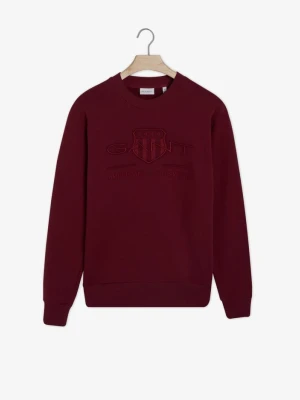 Bluza z Okrągłym Dekoltem I Motywem Shield GANT