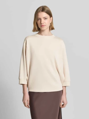Bluza z okrągłym dekoltem i rękawem o dł. 3/4 comma