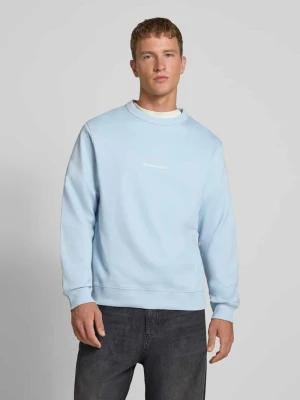 Bluza z okrągłym dekoltem i wyhaftowanym logo jack & jones