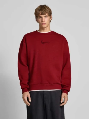 Bluza z okrągłym dekoltem i wyhaftowanym logo Karl Kani