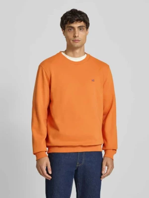 Bluza z okrągłym dekoltem i wyhaftowanym logo Napapijri
