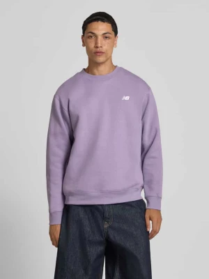 Bluza z okrągłym dekoltem i wyhaftowanym logo New Balance