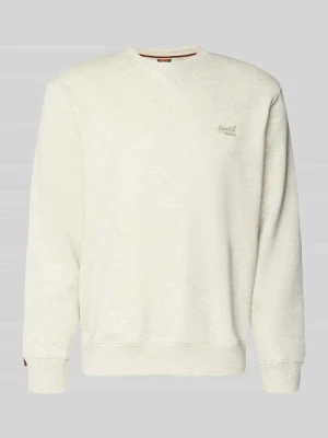 Bluza z okrągłym dekoltem i wyhaftowanym logo Superdry