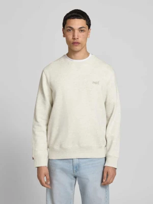 Bluza z okrągłym dekoltem i wyhaftowanym logo Superdry