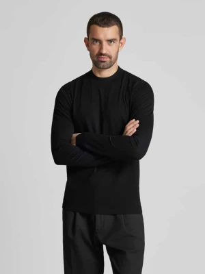 Bluza z długim rękawem i okrągłym dekoltem model ‘Dimersolo’ HUGO
