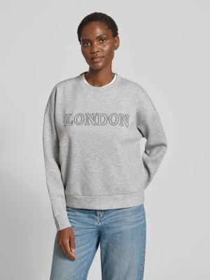 Bluza z okrągłym dekoltem model ‘REFLECT’ Vila