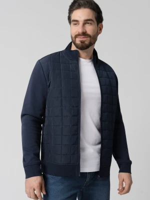 Bluza z pikowanym panelem B-CORF Volcano Granatowy