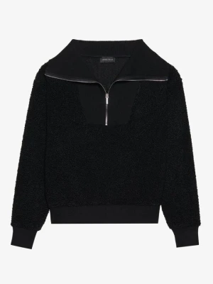 Bluza z polaru Anna Field By Zalando czarny