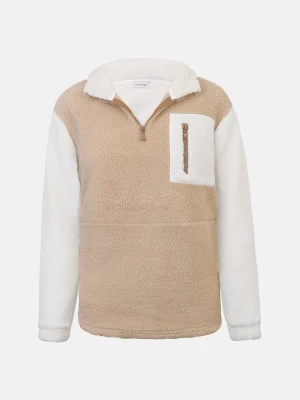 Bluza z polaru Anna Field By Zalando wielbłądzi