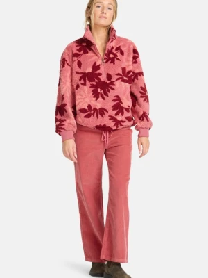 Bluza z polaru Billabong jasnoczerwony