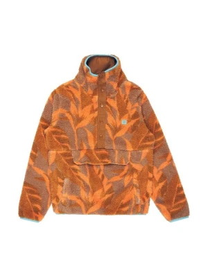 Bluza z polaru Billabong pomarańczowy