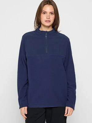 Bluza z polaru Calvin Klein błękit królewski