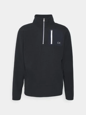Bluza z polaru Calvin Klein granatowy