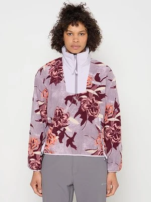 Bluza z polaru Columbia fioletowy
