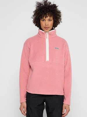 Bluza z polaru Columbia jasnoróżowy