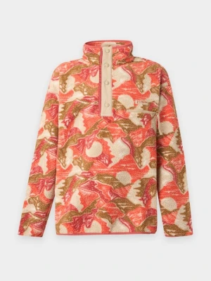 Bluza z polaru Columbia czerwony