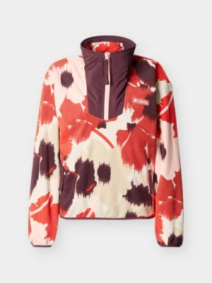 Bluza z polaru Columbia jasnoczerwony