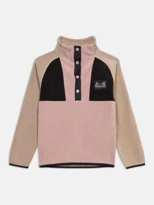 Bluza z polaru Didriksons jasnoróżowy