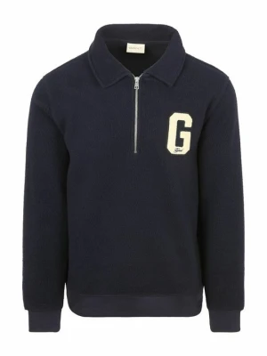 Bluza z polaru Gant granatowy