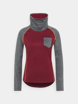 Bluza z polaru icepeak bordowy