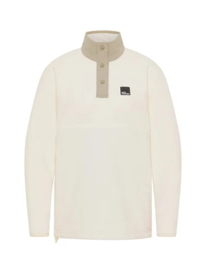 Bluza z polaru Jack Wolfskin mleczny