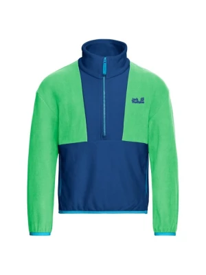 Bluza z polaru Jack Wolfskin zielony