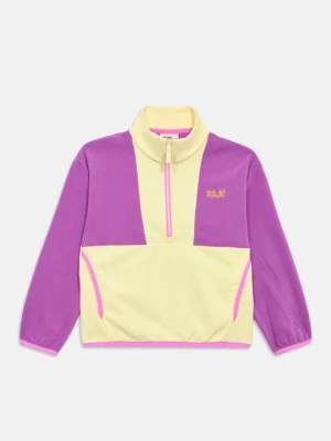 Bluza z polaru Jack Wolfskin żółty