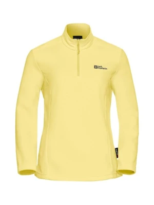 Bluza z polaru Jack Wolfskin żółty