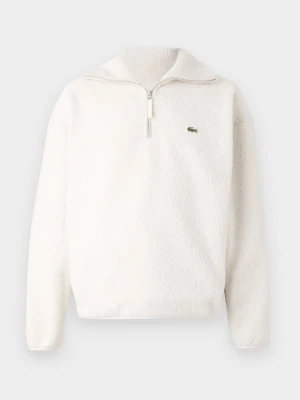 Bluza z polaru Lacoste mleczny
