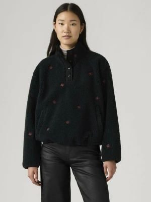 Bluza z polaru Levi's czarny melanż