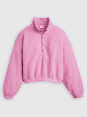 Bluza z polaru Levi's różowy