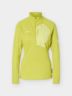 Bluza z polaru Mammut jasnożółty