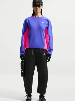 Bluza z polaru Nike fioletowy