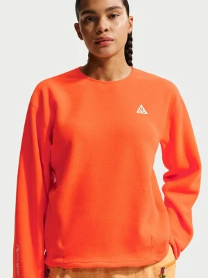 Bluza z polaru Nike pomarańczowy