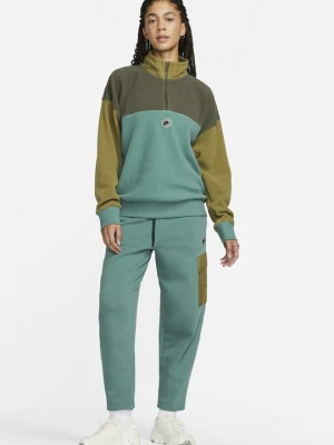 Bluza z polaru Nike zielony