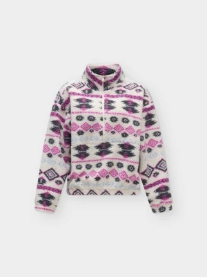 Bluza z polaru Only beżowy