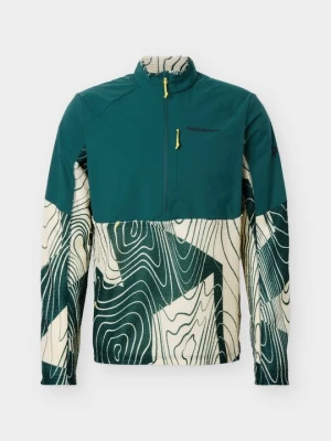 Bluza z polaru Peak Performance ciemnozielony