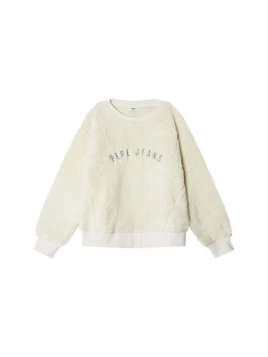 Bluza z polaru Pepe Jeans mleczny