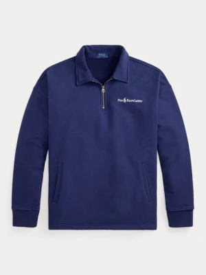 Bluza z polaru Polo Ralph Lauren niebieski